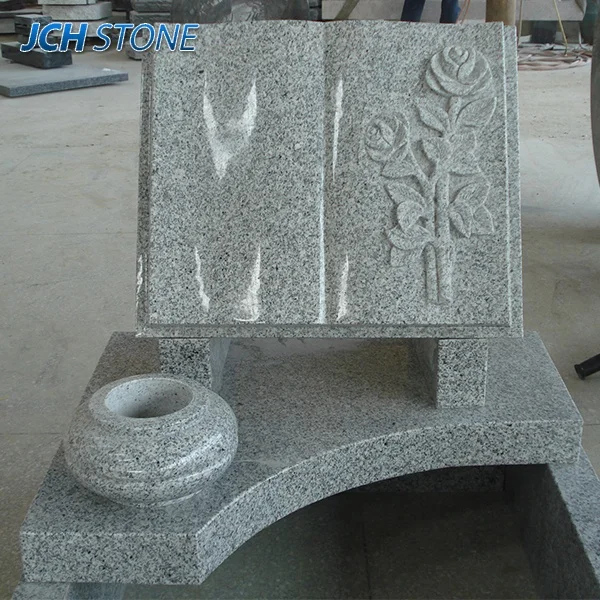 G603 granit custom tomb stone cheap headstone gravestone