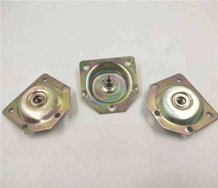 Pinlong Hardware Brackets M8 Nut Metal Mounting Plate For Furniture Legs