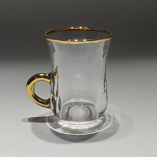 Классические стеклянные прозрачные чашки с двойными стенками ручками русские кофейные арабские для чая и кофе