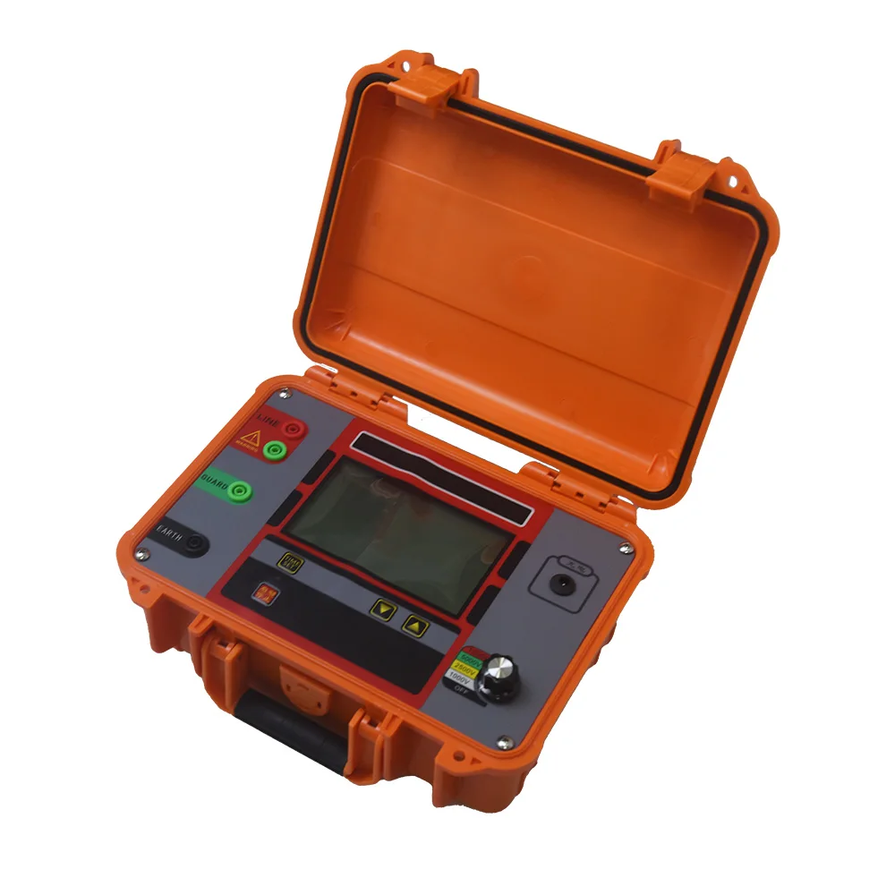 5kV/10kV HV Digital Insulation Resistance Tester Electronic Megameter DC/AC 0.1M~10T Ohm MegOhm Meter LCD Voltmeter Multimeter