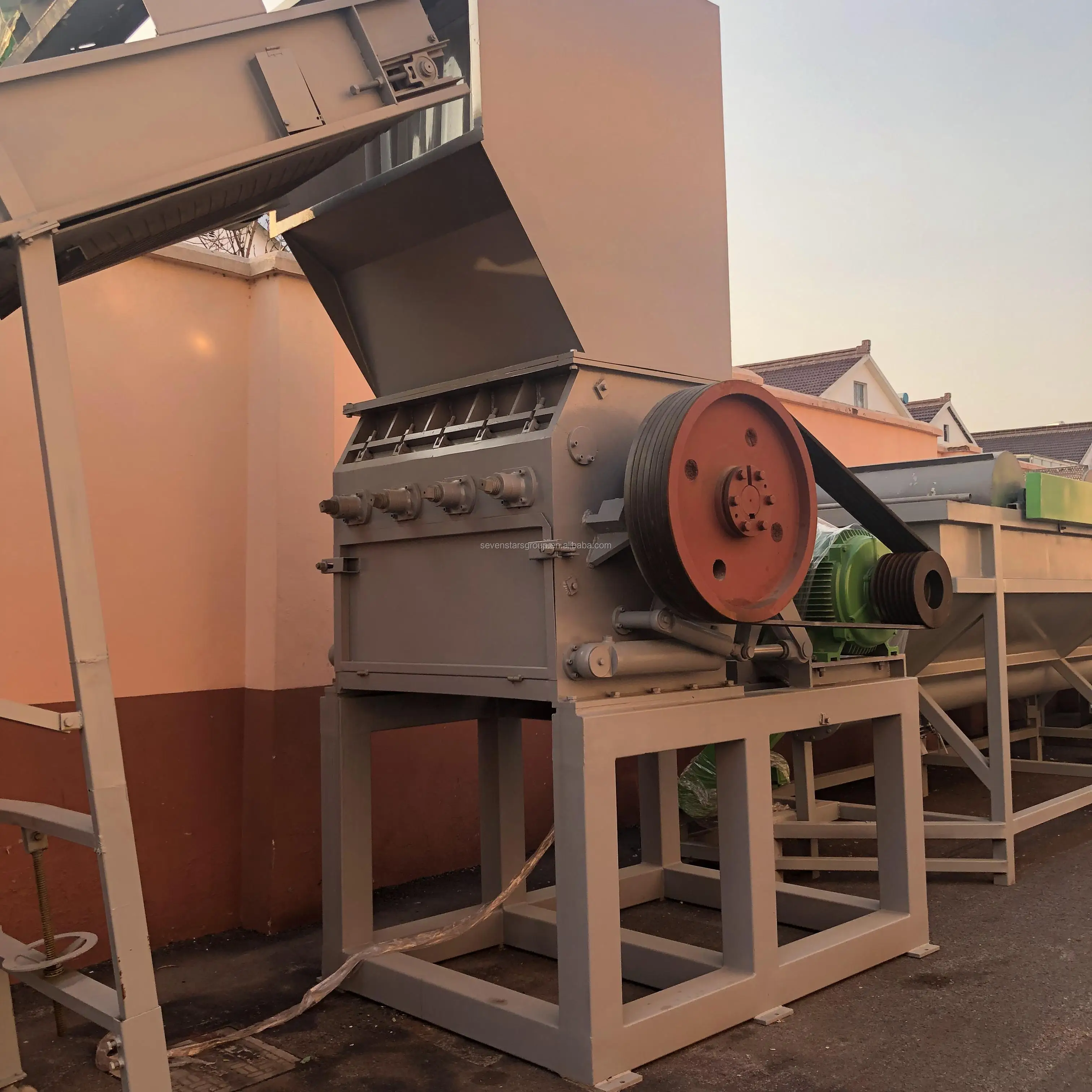 Automatic dirty PET bottle flakes recycling line plant from Used bottle to clean flake