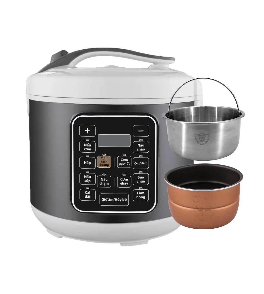 
5Qt 5L Hot-sell OEM Product Multifunctional Rice Cooker Non-stick Aluminium Inner Pot Low Sugar Rice Cooker 