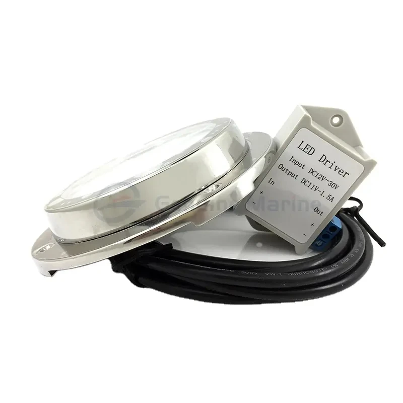 Genuine Marine 12V IP68 Fishing Boat LED Underwater Light Stainless Steel Color Change Vessel Waterproof Light