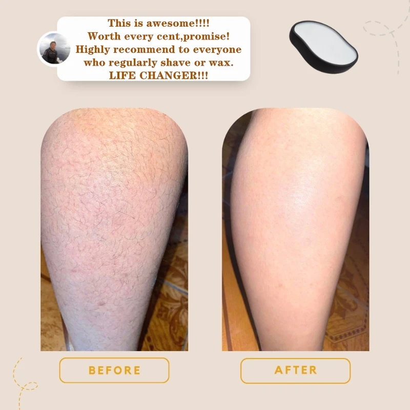 Mini Portable Epilator Crystal Hair Smooth Remover Physical Scrub Hair Removal Glass Crystal Hair Remover