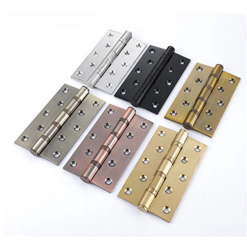 Folding Cabinet Butt Hinges for Stainless Steel Kitchen Furniture Window Drawer Cupboard Hinge 4 Pairs