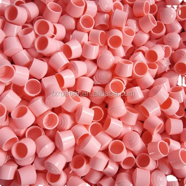 Pink color silicone chair foot wear protection round matchildren safety chair & table leg tips