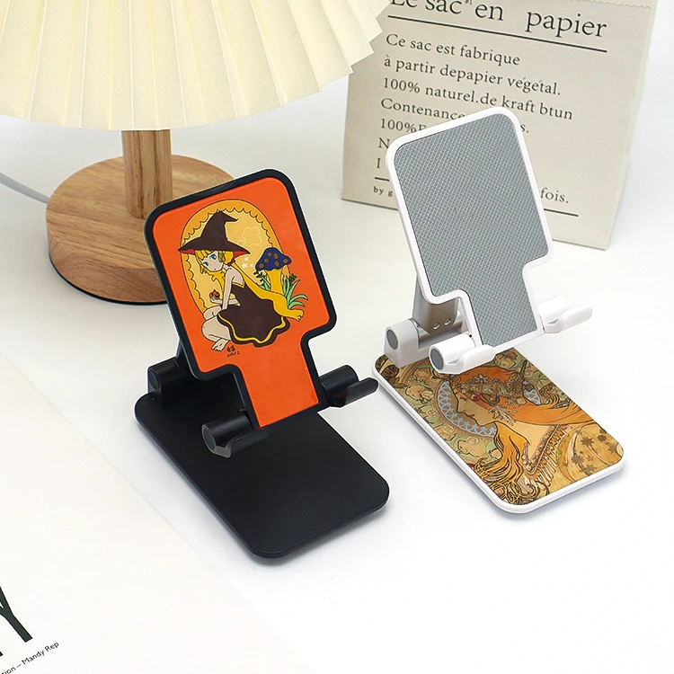 portable folding mobile phone holders desktop foldable cell phone stand for all phones