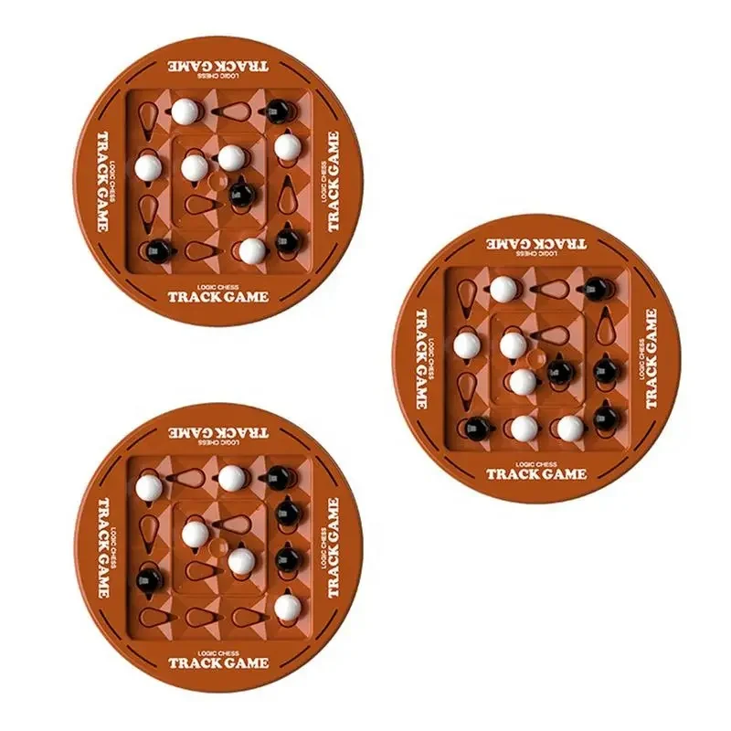 New Logic Chess Track Board Game Toy Move Independently Cognitive Ability Educational Battle Chess Toys For Adults and Kids