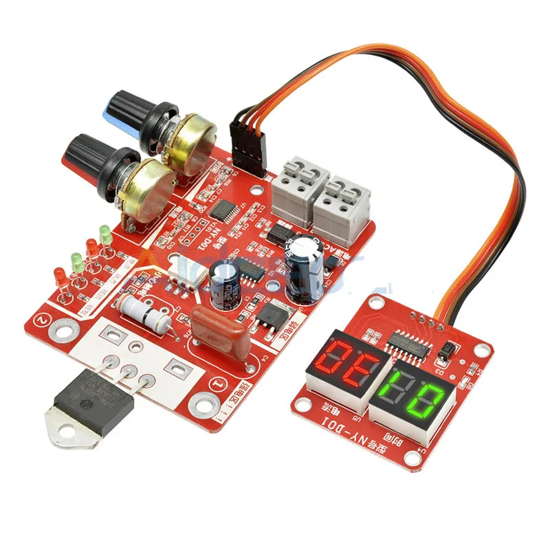 40A /100A Spot Welding Machine Control Board Welder Transformer Controller Board Timing Current Time Current Digital Display