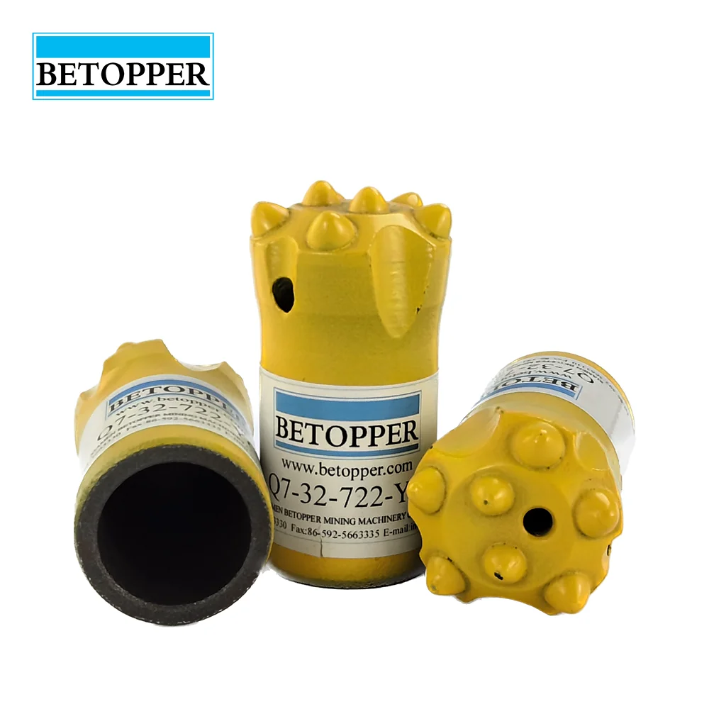 Betopper Brand Factory Price High Quality 12 Degree 38mm Mining Button Drill Bit for Hard Rock Drilling, Mining