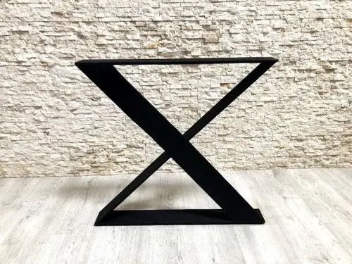 Table Legs Industrial Cast Iron Steel Frame X Shape Desk Office Bench Dinning Coffee Dining Furniture Metal Table Legs For Table
