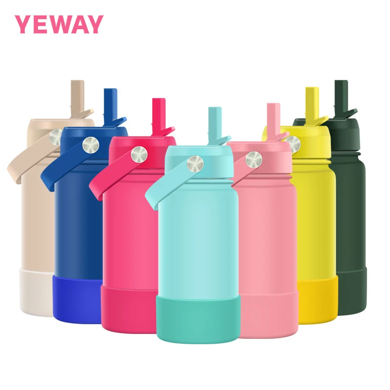 Bottle Water For Kids Food Grade Termos De Agua Infantil Hot Selling  Sport Double Wall Stainless Steel Bottle Custom Logo