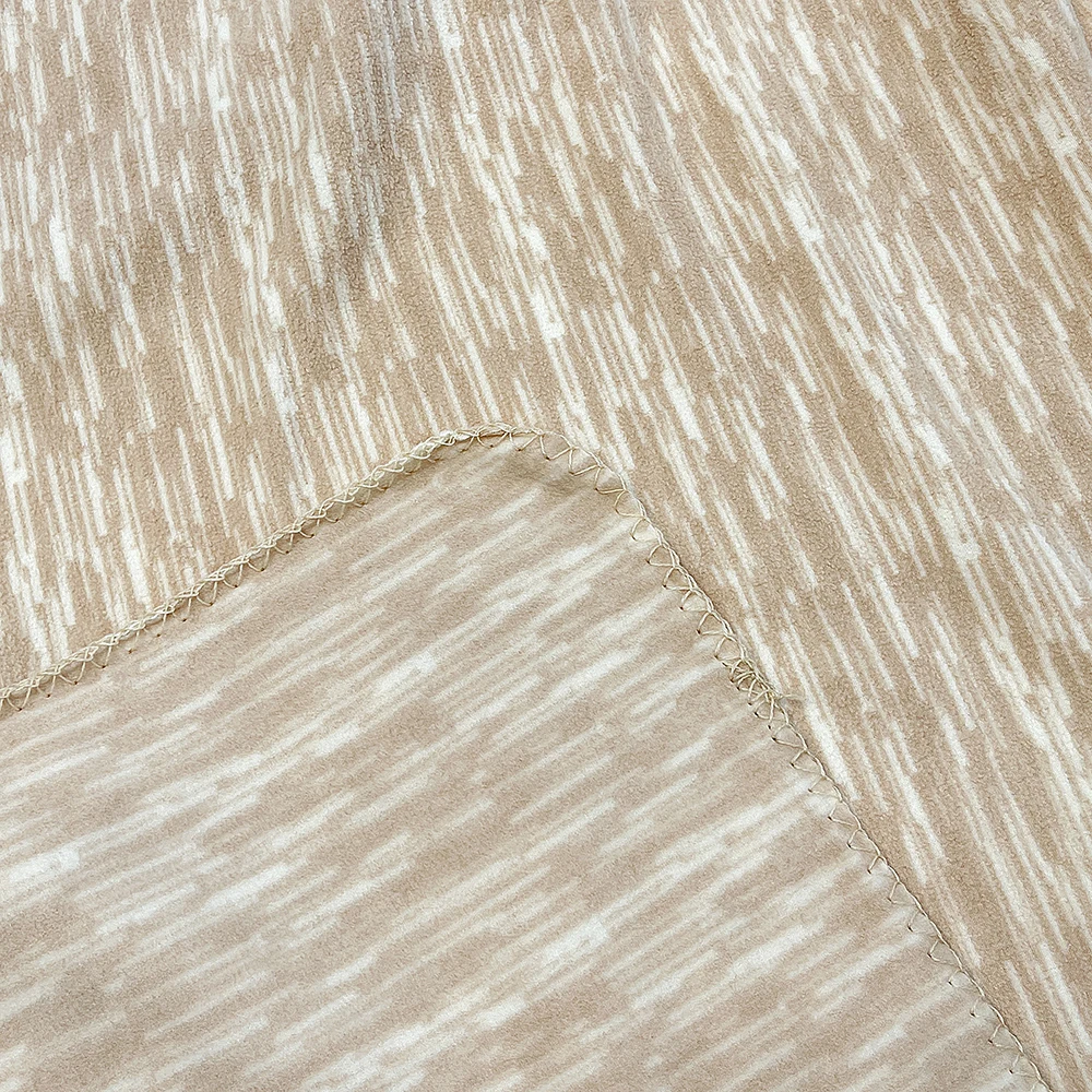 Custom Eco Friendly Global Recycled Standard Sustainable GRS Microfiber Polar Fleece Warmer Throw Blanket Manufacturer