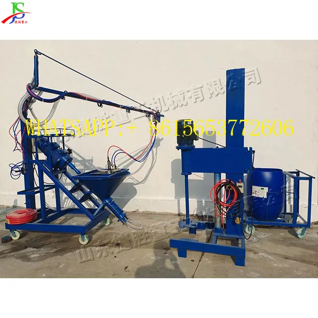 GRC Fiberglass Garden Sculpture Mortar Spraying Machine 90 Screw Spray Machine Stator Rotor