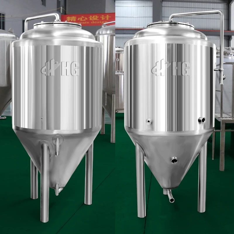 professional customized glycol jacket conical beer fermenter tank 100l 300l for bar pub brewery