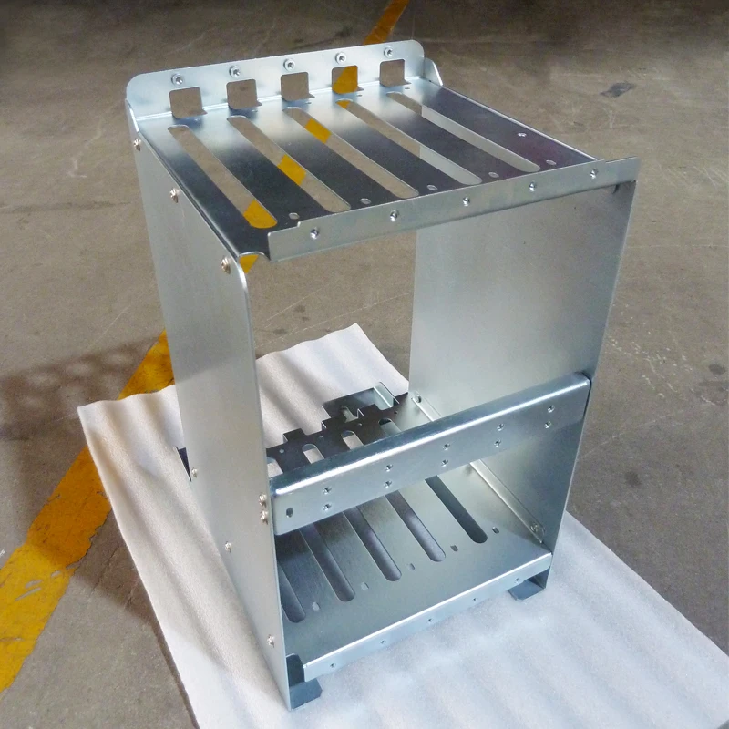 Custom box bending stamping works enclosure processing parts welding service stainless aluminium steel sheet metal fabrication