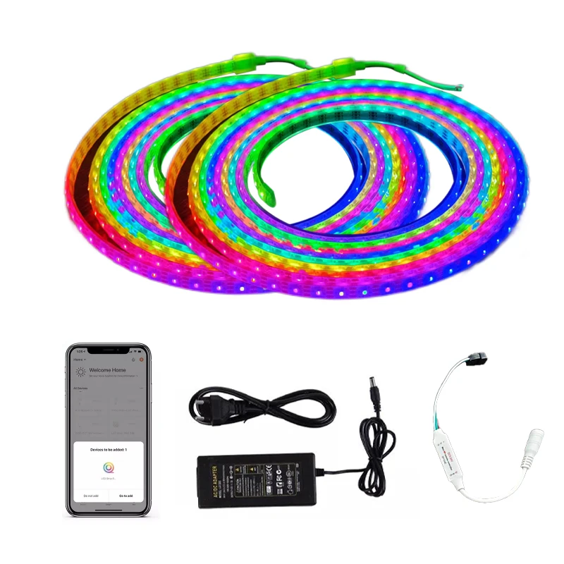 High Quality with remote control smd 5050 smart led strip light smart wifi 5050 rgb led strip lights for home