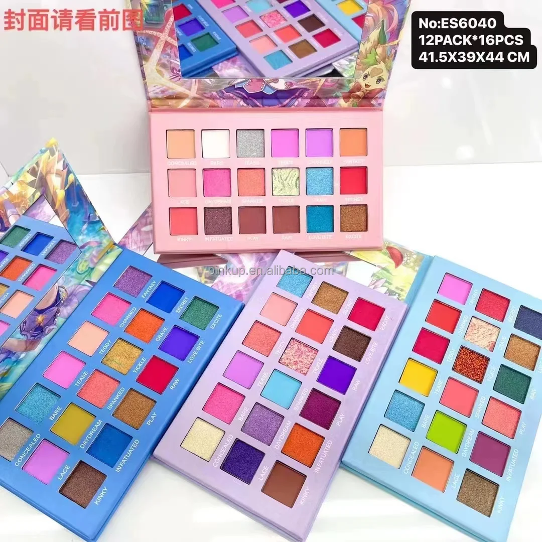 Wholesale  Fashion Cheap Eye Shadow 18 Color Nude Makeup Shimmer Eyeshadow Palette