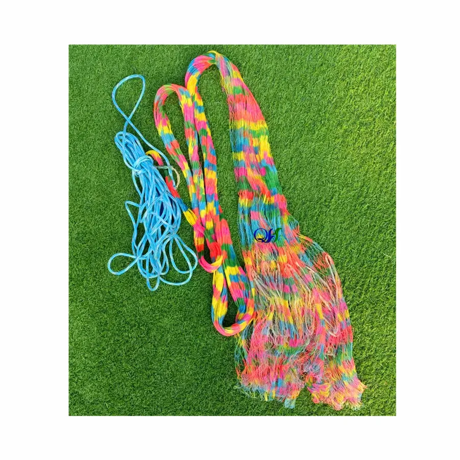 Chinese Manual Customization Pure Handmade High Strength Line Rainbow bottom pockets Fishing Cast Net