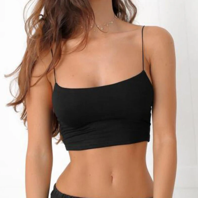 TONGYANG Sexy Womens Tops Summer Workout Tank Top Fitness Bralette Bustier Top Sleeveless Camisole Crochet Croptop Bralet