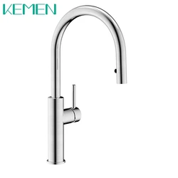 Modern flexible faucet tap hot and cold water kitchen faucet with pull down sprayer