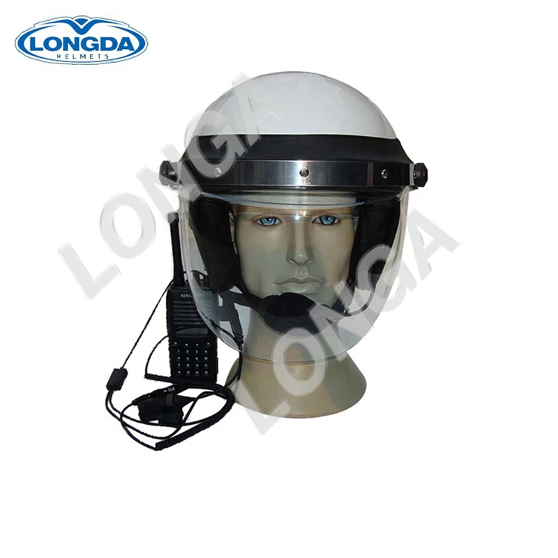 Белый Многофункциональный противоударный тактический военный шлем с системой связи