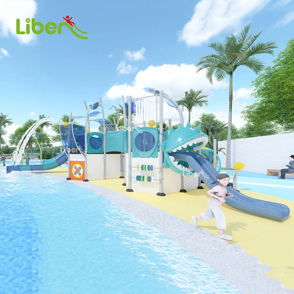 swimming pool water park kids commercial playground outdoor games design slides play equipment for sale