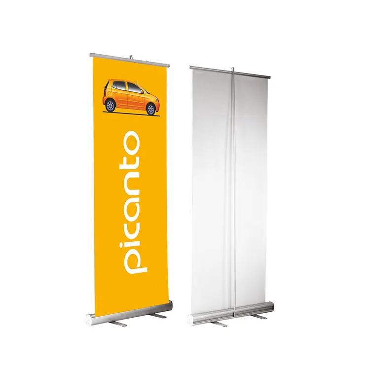 Best Selling Classic Aluminum Retractable Roll-Up Marketing Banner Advertising Background Banner Stand