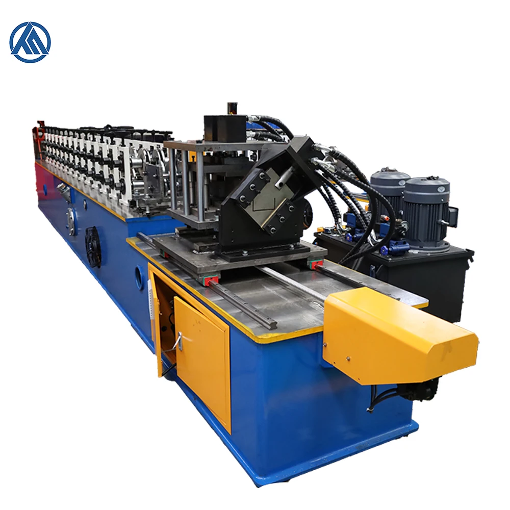 steel c channel roll forming machine c z u l w shape profile section light steel keel machine