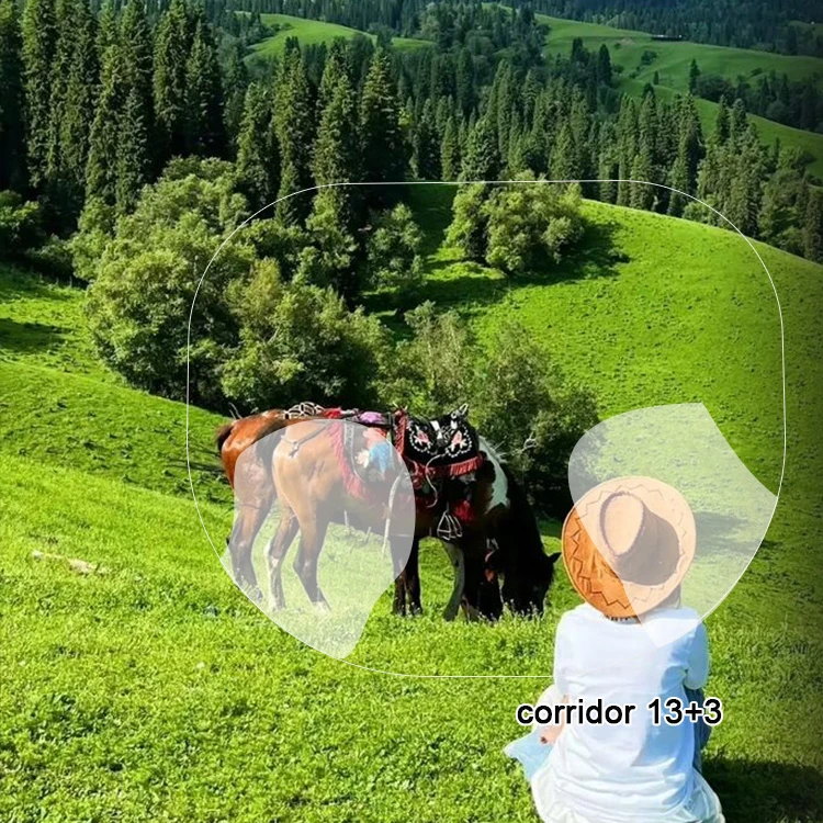 WideView синий прогрессивный в наличии 1 60 MR-8 Corrider 13 + 3 линза для очков синяя