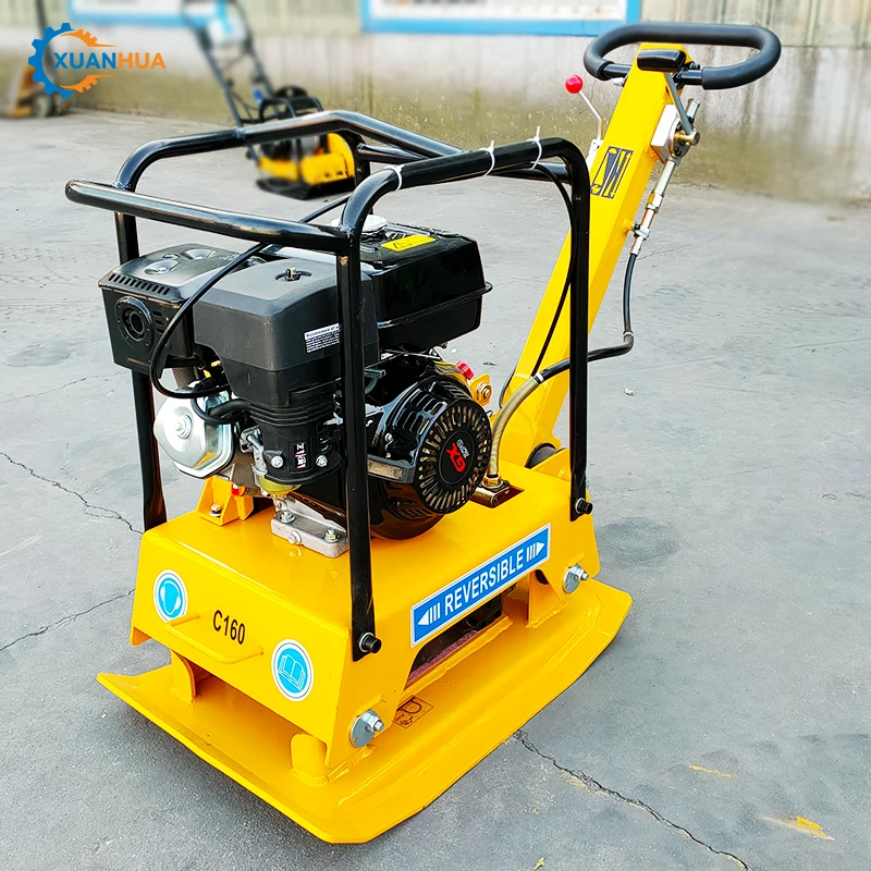 12 months warranty 80kg/ 2 ton 10hp diesel sand reversible earthplate compactors