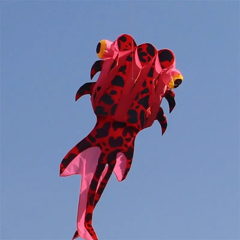 high quality custom cartoon animal kite children sport inflatable soft goldfish kites