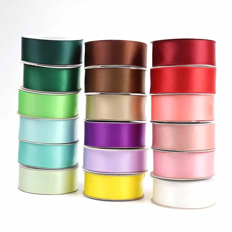 25MM SINGLE FACE SOLID RECYCLE PET SATIN RIBBON