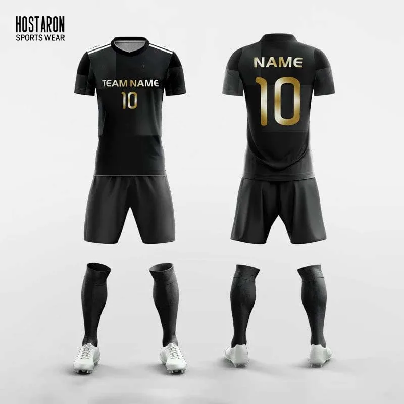 HOSTARON Wholesale Custom Adult New Design 100% Polyester Football Jersey Print Name Number Breathable Soccer Uniforms