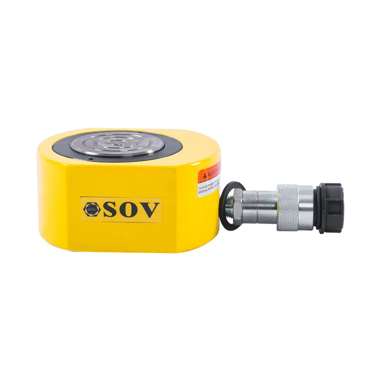 50T 70MPa Ultra-thin Adjustable Steel Mini Hydraulic Cylinder Jack ENERPAC same model RSM-50