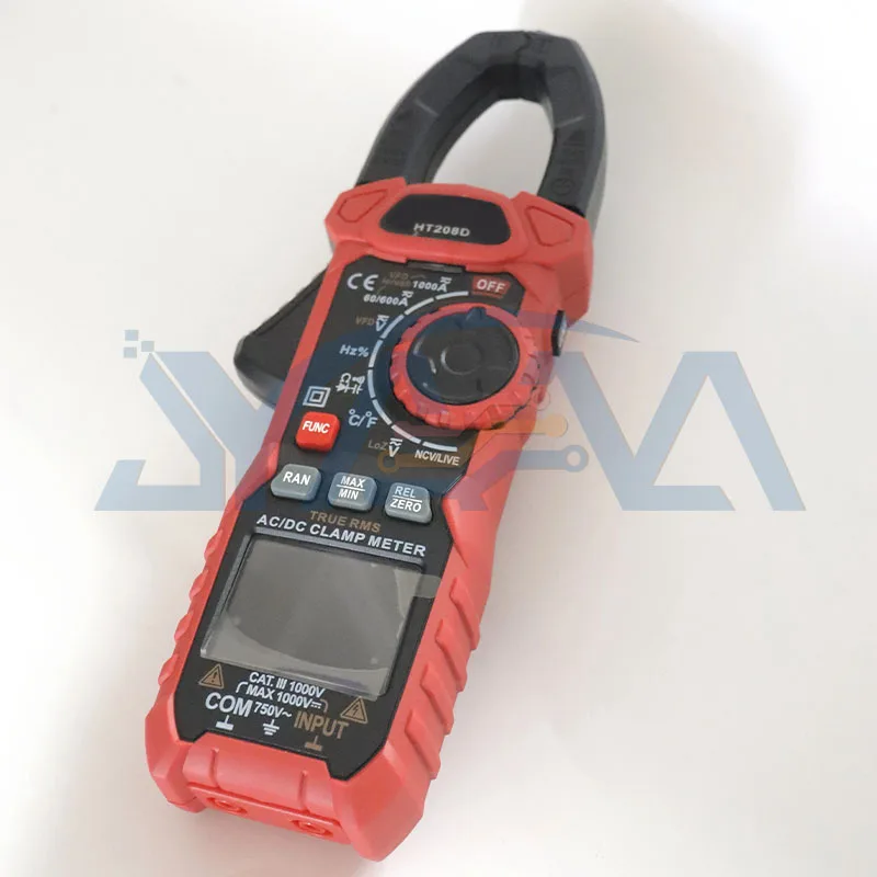 HT208D 1000A/1000V AC/DC Digital Clamp Meter True-RMS Multimeter Anto-Ranging Multi Tester Current Clamp