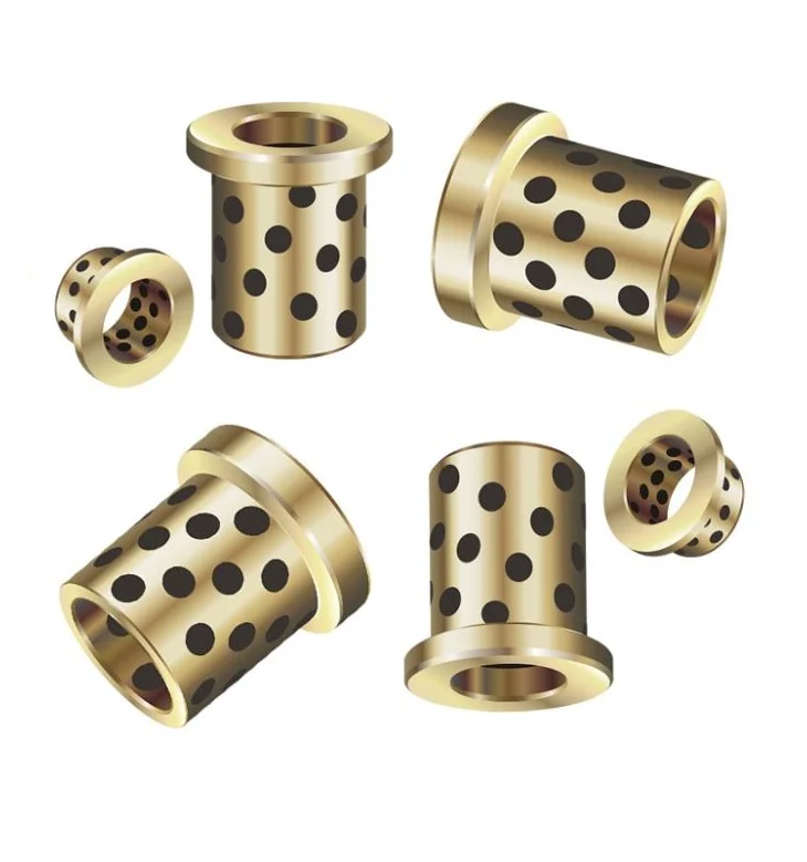 SPB203025 Customized Self Lubricating Bushing Straight Oilless Bushing Brass Copper Sleeve Bearing