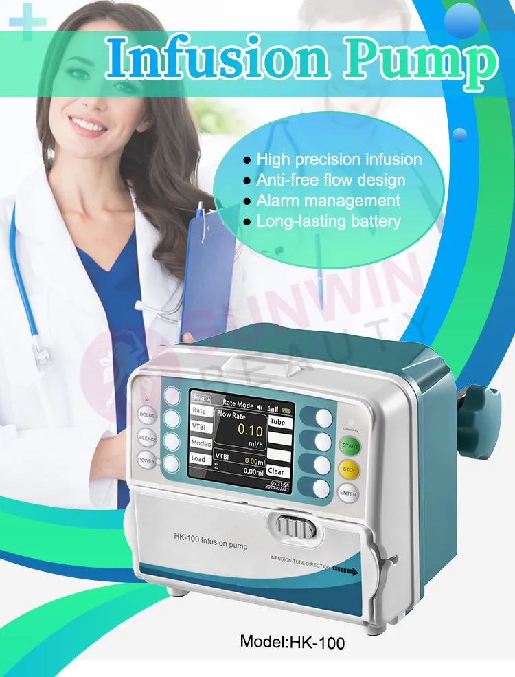 2023 Infusion Modes Medical Portable High Quality Infusion Pump For Clinic