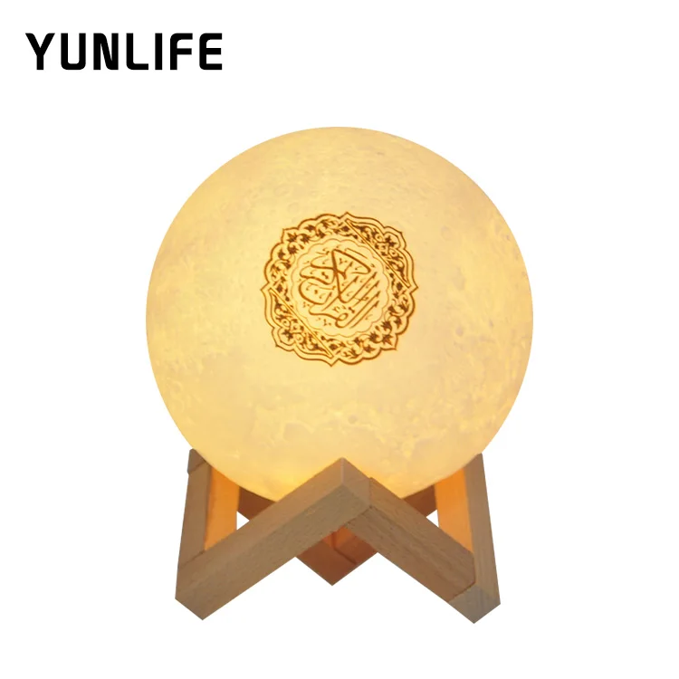 Yunlife  3D Print Solar Star Half Led Moon Ball Baby Light Lamp For Holiday And Party Gift Decorate By Remote Contral