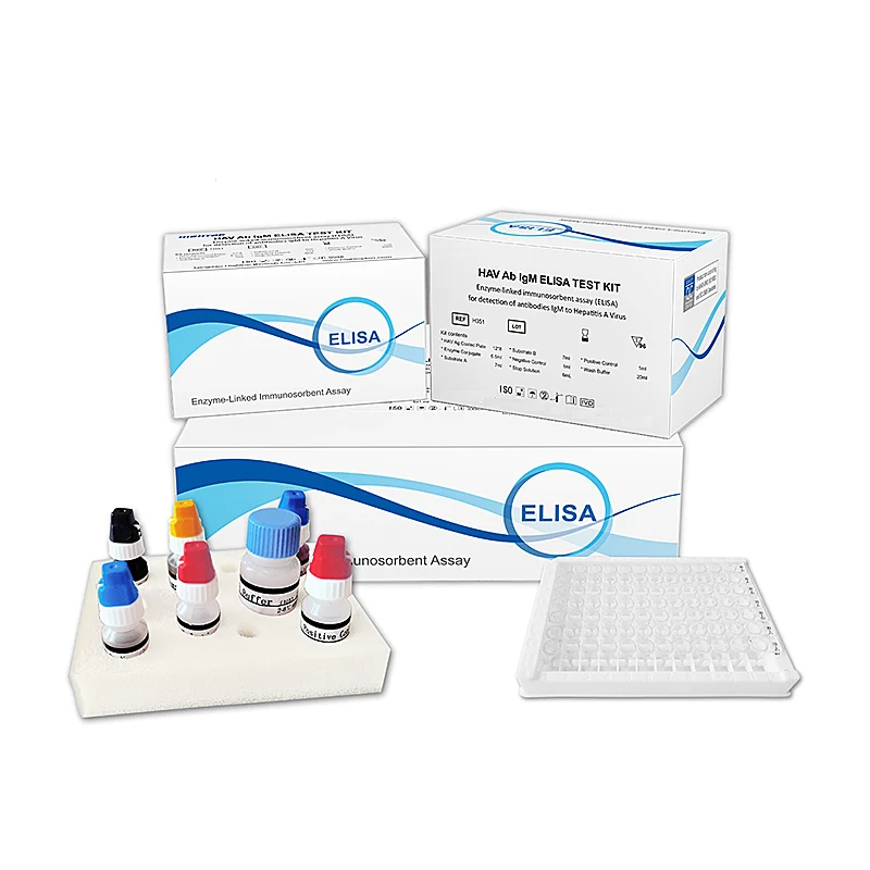 Good Quality ELISA test kit ASA HAV HIV HCV Syphilis ab antibody HBsag HIV ag/ab antigen test kit