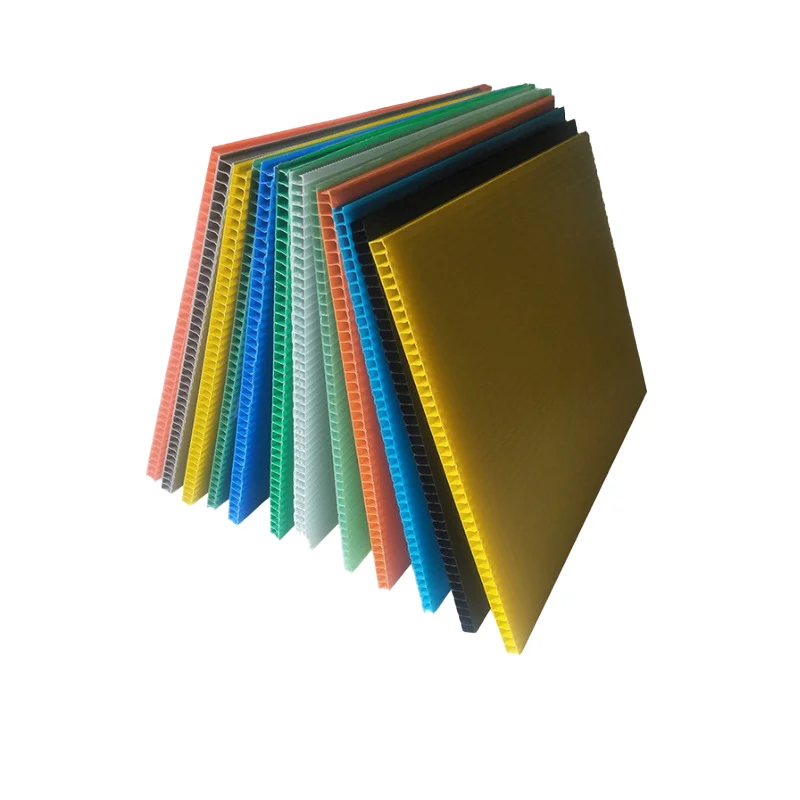 Printing 100% Virgin Polypropylene Corrugated Sheet For Packing