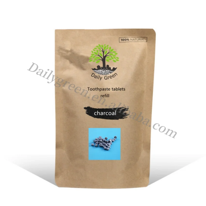 All Natural Vegan Toothpaste Tablets without SLS Ingredients