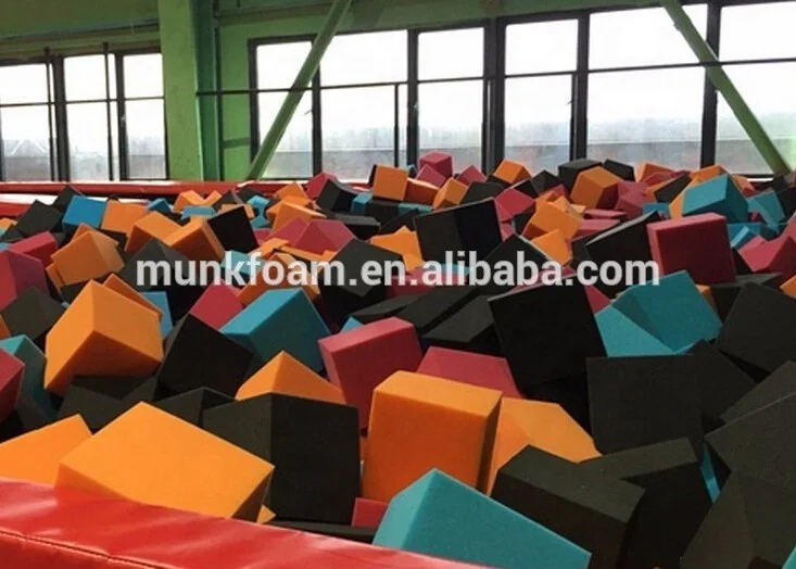 Hot Selling Soft Flame Retarded Foam, Kids Adult Colorful Gymnastic Foam Pit Cubes