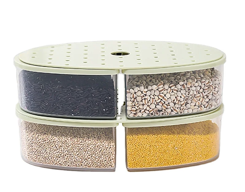 
Freezer Food Storage Container Stackable Plastic Fresh-keeping Storage Box Container Buckle for Food 