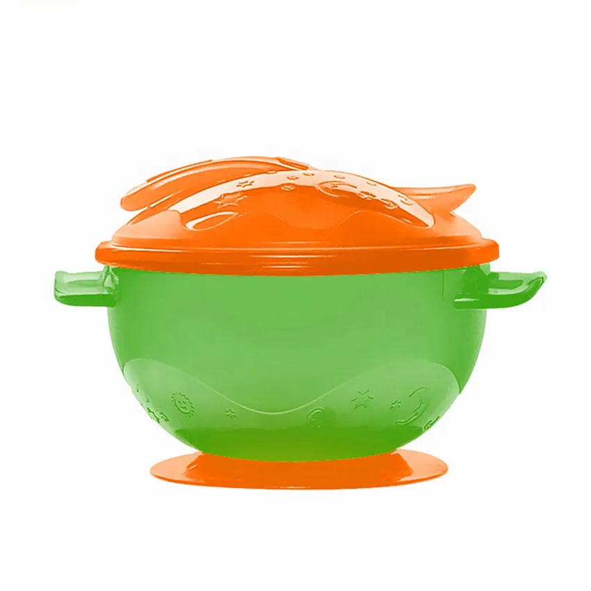  Wholesale New Style Non-toxic Training Feeding Baby Suction Bowl BPA Free Eco friendly Kids Plastic with