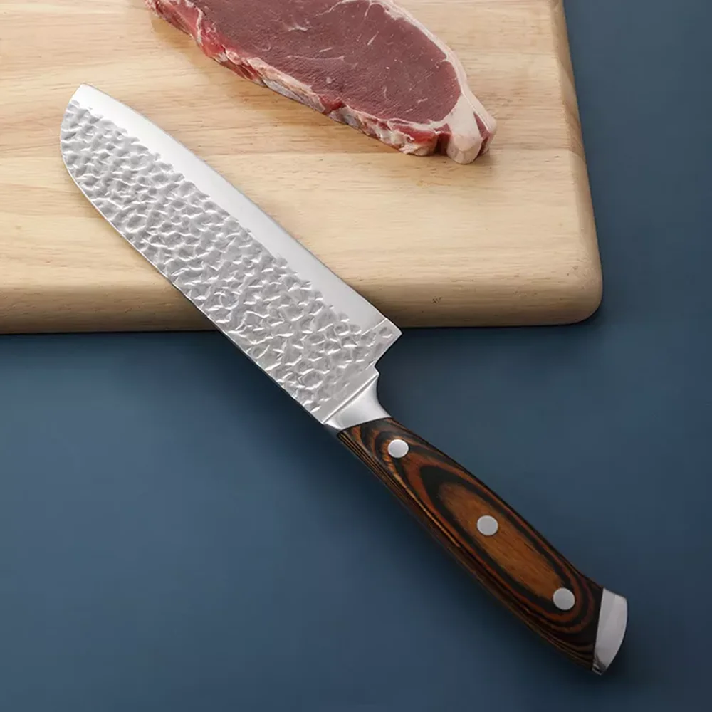 7 inch Santoku knife professional stainless steel kitchen knives cooking Japanese chef knife with box