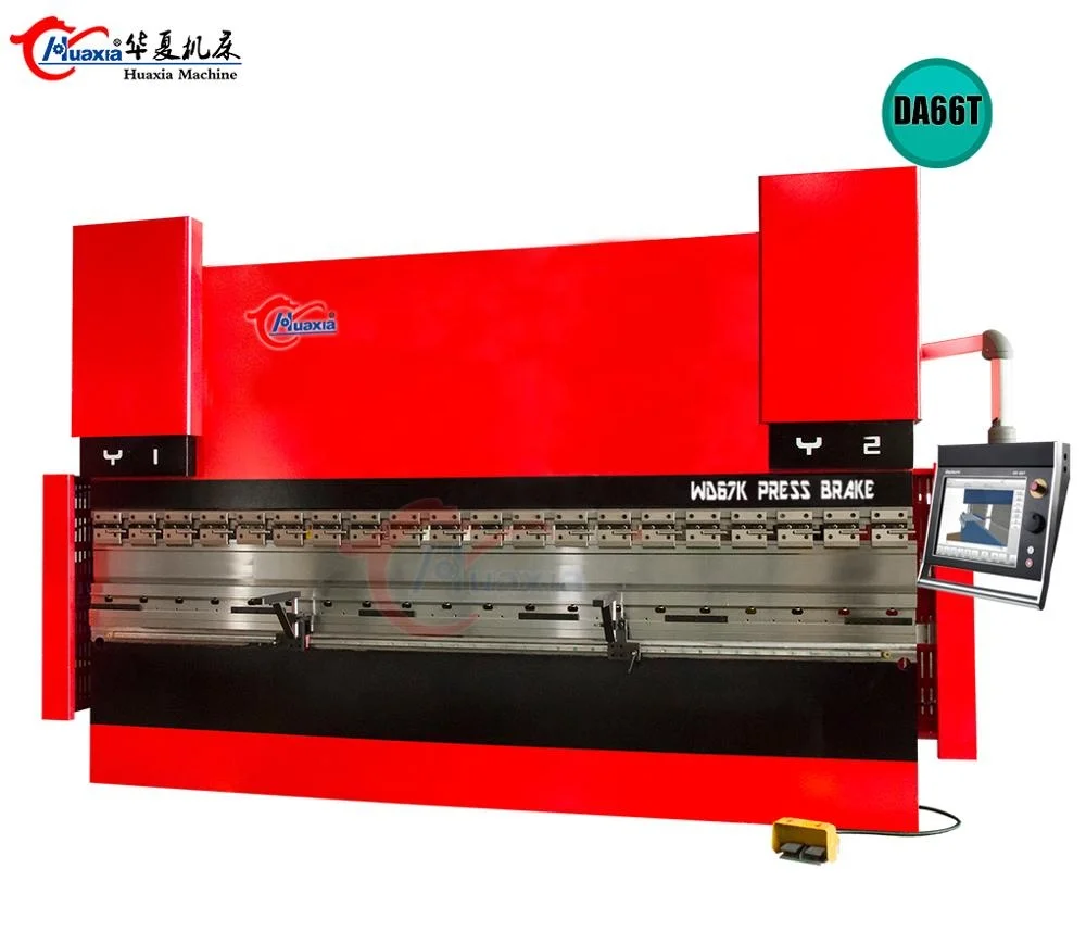 HUAXIA brand hot sale high quality Hydraulic CNC metal sheet customized industry machine press brake