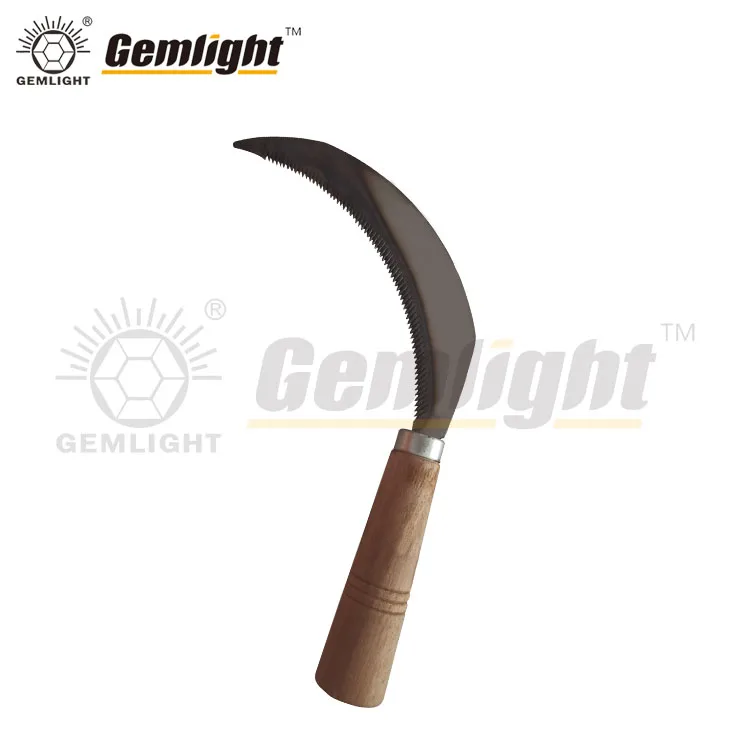 High Quality 14Inch Carbon Steel Hand Sickle Grass Farm Tool S202