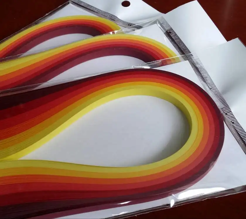 Manufacturer direct sale handiwork full  colors hand made paper quilling set iridescence paper quilling