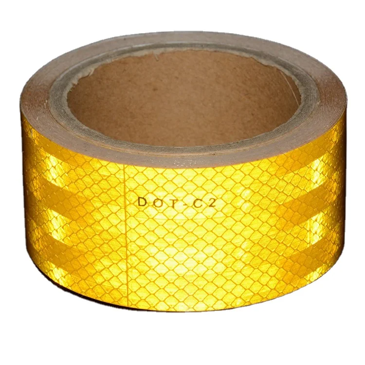 Factory Waterproof Adhesive Dot C2 Red And White Trucks Trailer Safety Retro ECE 104r cinta reflectiva Reflective Tape